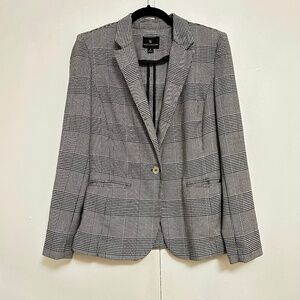 Plaid Worthington Oversized Blazer